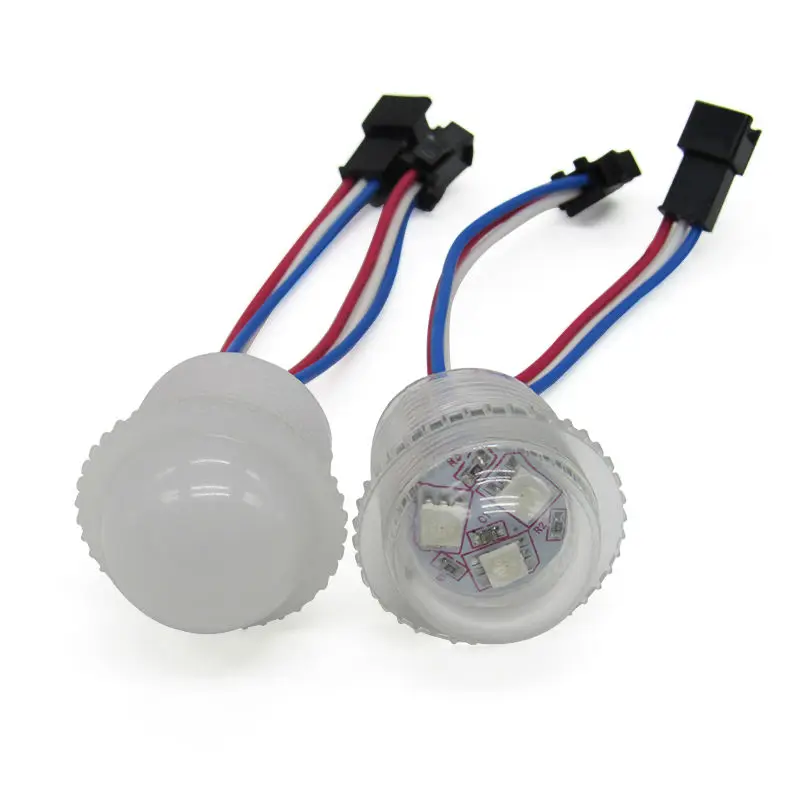 Водонепроницаемые умные цифровые UCS1903 26 мм 3 светодиодный s 5050 smd цветная (rgb) светодиодная точечная лампа полноцветный модуль адресуемых