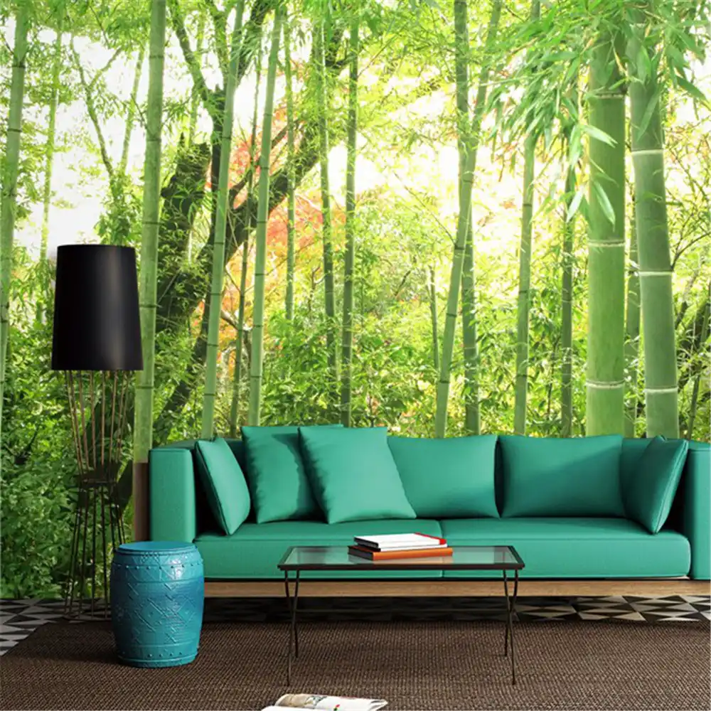自然林竹背景和風壁紙 Pw Style Wallpaper Japanese Style Wallpaperjapanese Wallpaper Aliexpress