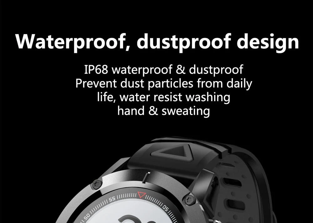 G01 1.05 inch Sports Smart Watch Bluetooth 4.0 IP68 Waterproof Call / Message Reminder Heart Rate Monitor Sleep Monitoring Functions