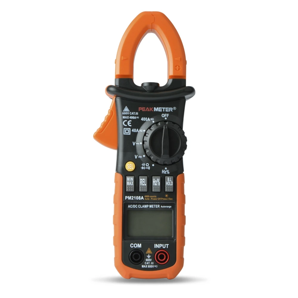 

PEAKMETER MS2108 Multifunctional Digital Multimeter Capacitance Meter Capacity Frequency Voltage Current Transistor Tester