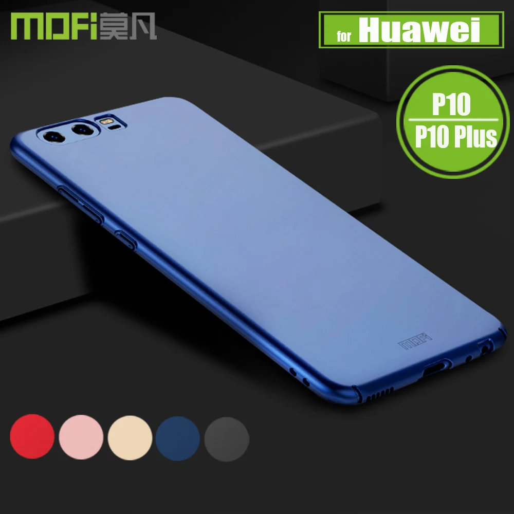 

Huawei P10 Case HUAWEI P10 PLUS Cover Mofi Luxury Frosted Matte Hard Plastic Full Coverage Phone Bag Back Cases for Huawei P10