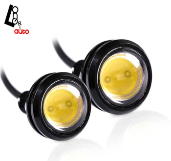 

car styling Car styling light Eagle Eye LED Car Lights DRL Daytime Running Light 18 MM