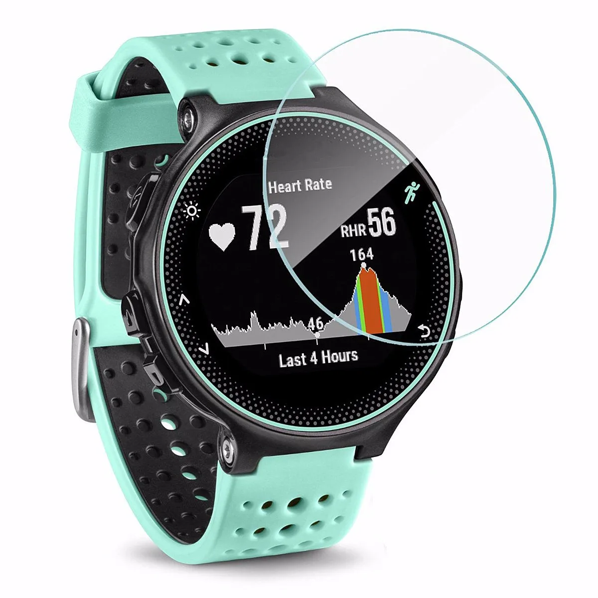 For Garmin Forerunner 235 Watch Tempered Glass Protective Film Anti-Scratch Screen Protector Clear Film Shield Full Cover For Garmin Forerunner 235 Watch Tempered Glass Protective Film Anti-Scratch Screen Protector Clear Film Shield Full Cover