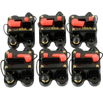 

12V-24V Home Solar System Waterproof Circuit Breaker Reset Fuse Inverter DC 60A 80A 100A 150A 200A 250A