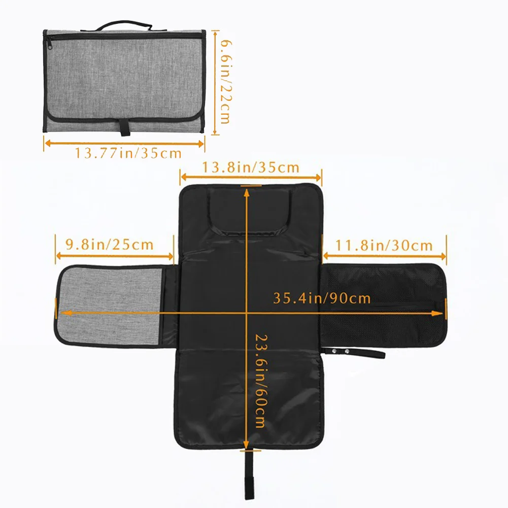 Водонепроницаемый Портативный детские пеленки для пеленания пеленальный коврик туристический пеленания клатч Baby Care Продукты висит