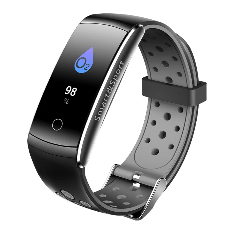 Q8S спортивные Смарт часы reloj cardio кровяное давление кислород пульсометр цветной