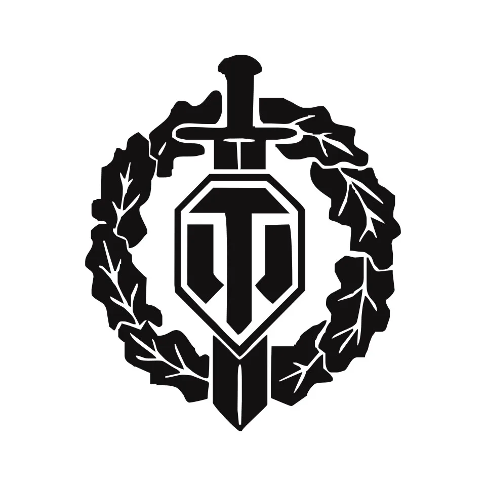 Anycuros Reflective Personality WORLD OF TANKS Car Sticker The Whole Body Decoration Decal 16.720CM  (5)
