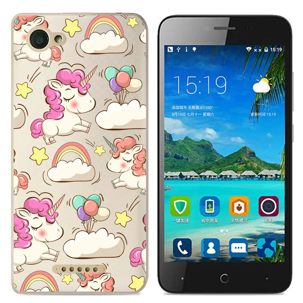 Чехол для телефона ZTE Blade A601 5 дюймовый стильная футболка с изображением
