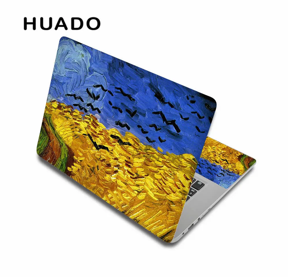 Oil painting waterproof notebook stickers for 15.6 15\ Oil painting waterproof notebook stickers for 15.6 15\