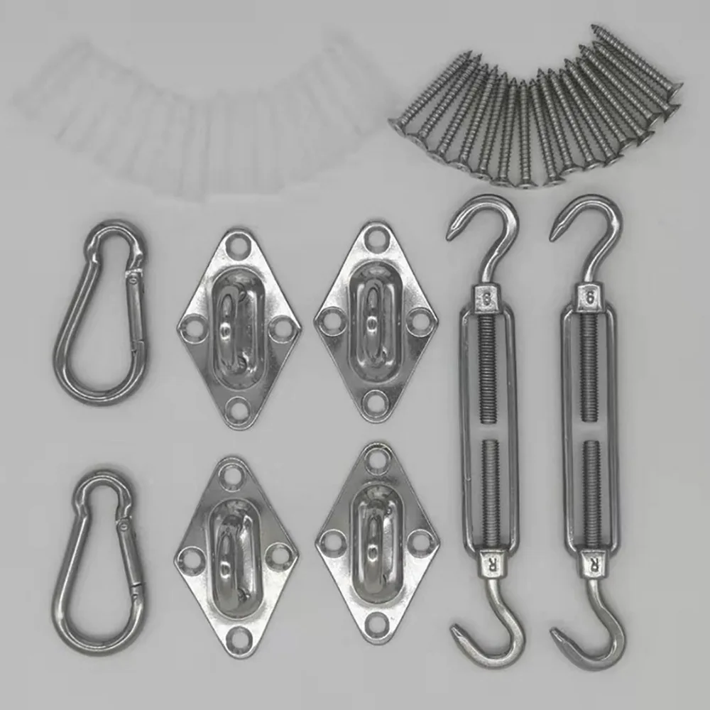 Shading sail stainless steel fittings (8)