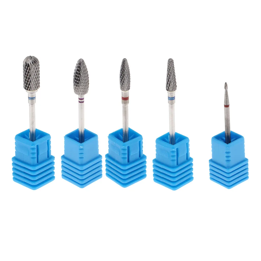 Diamond Tungsten Carbide Nail Drill Bits 3/32inch Acrylic Nail File Drill Bits Manicure Beauty Tools & Accessories