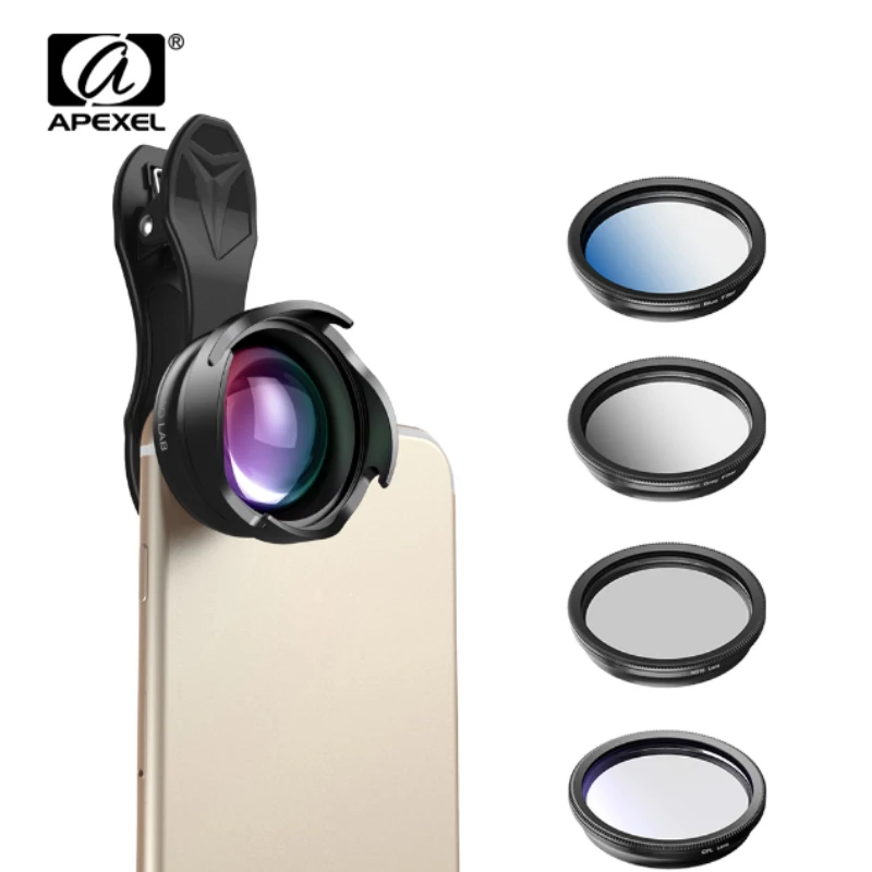 phone camera lens 2.5X telephoto Lens portrait bokeh with CPL
