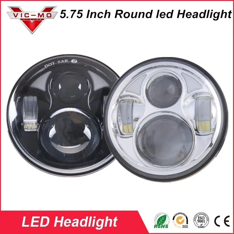 

2 x Motorcycle light Accessories 5 3/4 " Projector Daymaker Headlight 5.75 " Rocket III LED Headlamp For Triumph Rocket 3 Harley