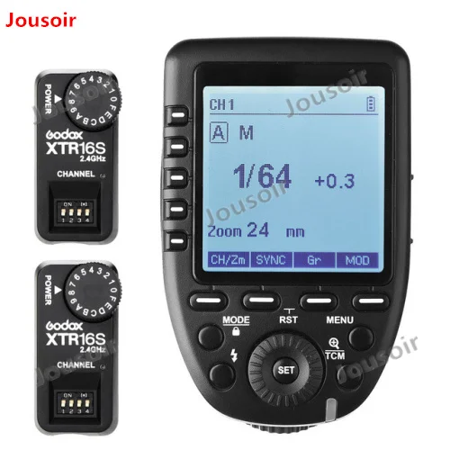 Godox XPro-F передатчик ttl HSS 2,4G беспроводной X системы ЖК-экран+ XTR-16S приемник для C DSLR Godox V850C V860C CD50