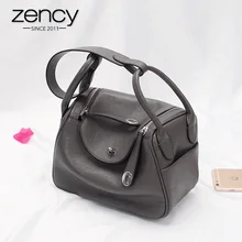 2017 NUEVO Estilo de Cuero Genuino bolso Médico de la Vendimia de Las Mujeres Bolsos de Hombro Mensajero Bolsa de Asas de Las Señoras de la Taleguilla Del Bolsillo Bolsa Feminina