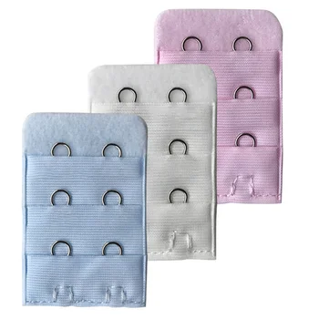 

La MaxPa 3PCS Bra Strap Buckle Extension 3 Rows 2 Hooks Clasp Straps Women Bra Extender Sewing Tool Intimates Accessories k242