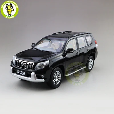 1/18 Land Cruiser Prado литая под давлением модель автомобиля SUV игрушки для подарков коллекция хобби белый без рисунка - Цвет: Black