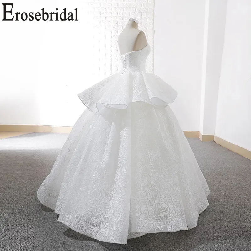 Erosebridal/Новое поступление 2019 года вечернее платье без бретелек Двухслойное