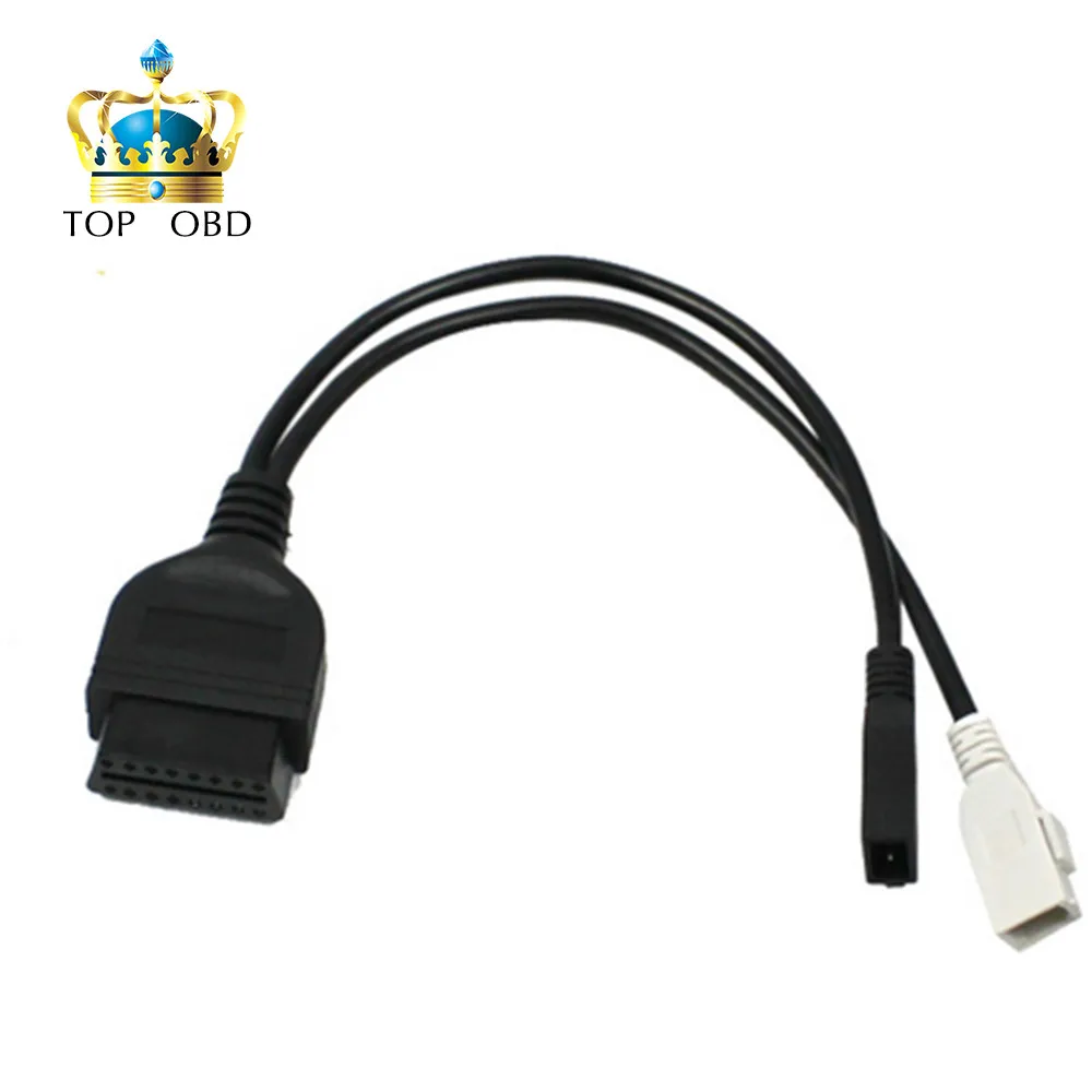 

16Pin OBD2 Cable VAG Adapter For AUDI 2X2 OBD1 OBD2 Car Diagnostic Cable 2P+2P to 16Pin Female Connector for V-W for S-koda