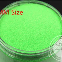 TCF501 неоновые зеленые цвета 0,1 мм Размер устойчив к растворителям блеск для пилка для ногтей или другого DIY украшения