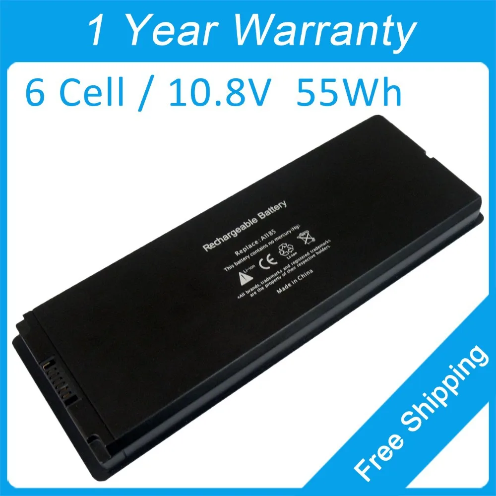 Новая батарея для ноутбука A1185 A1181 MA561J/A MA566G/A apple MacBook 13 &quotMA472 MA699 MB403J/A MA255 */A MA700TA/A |