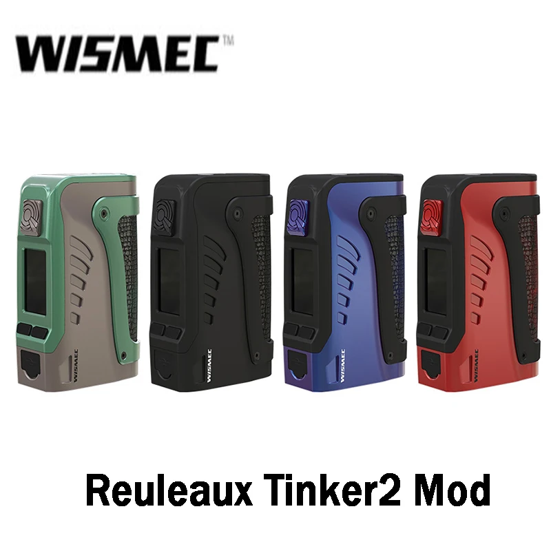 

Original Wismec Reuleaux Tinker2 Mod E CIG 200W TC Box Mod Fit Dual 18650 Batteries and Trough Tank E Cigarette Waterproof Vape