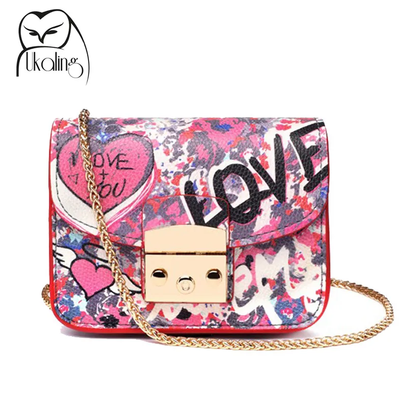 

UKQLING Small Women Messenger Bags PU Leather Luxury Famous Brands Designer Quilted Crossbody Bag for Women Shoulder Bags