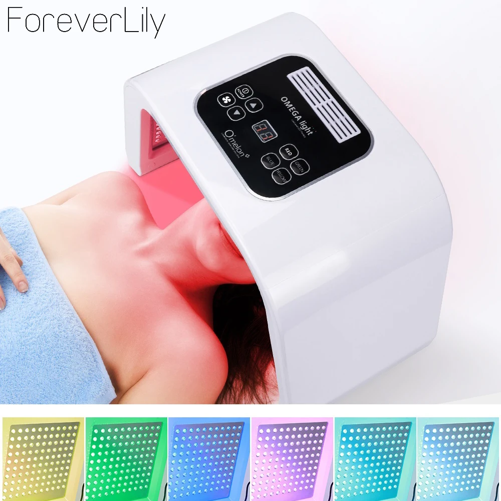 7 colors pdf led light therapy led mask skin rejuvenation led light therapy skin care