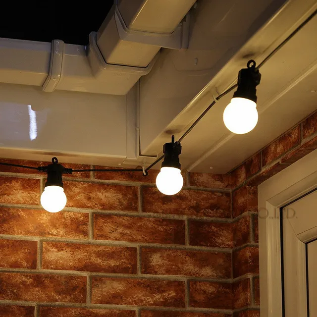 15m 20 Bulb Connectable Vintage Festoon Ball String Lights 75led 15m 20 Bulb Connectable Vintage Festoon Ball String Lights 75led Christmas Fairy For Outdoor Patio Party Garland Lighting