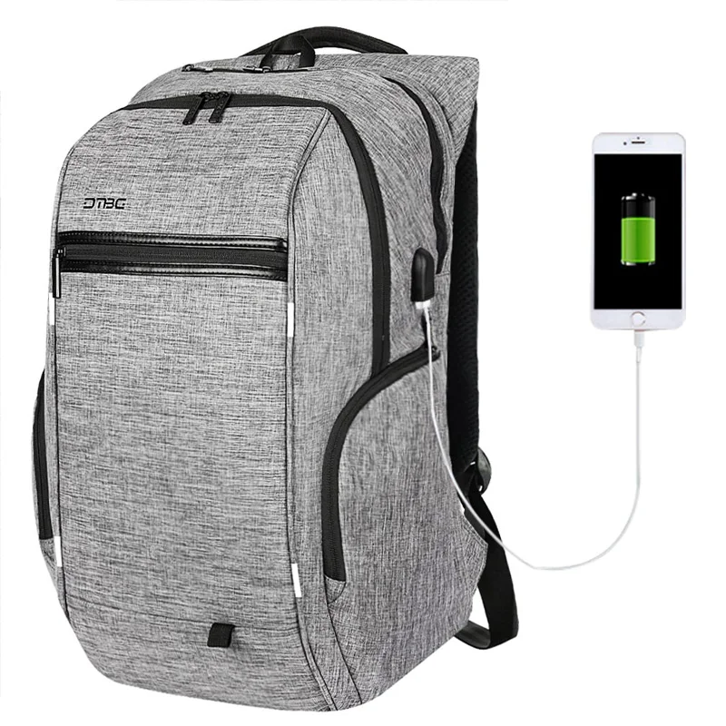 Мужской рюкзак для путешествий большой емкости мужской Mochila с защитой от вора usb