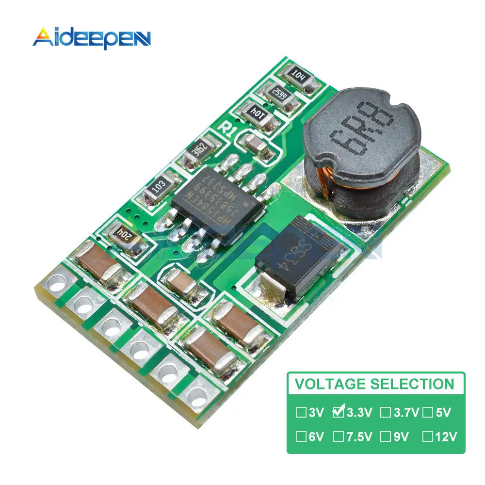 

3.5A DC-DC Step-down Buck Converter Power Supply Module Board 5 -27V to 3 / 3.3V / 3.7 / 5V / 6V / 7.5V / 9V / 12V