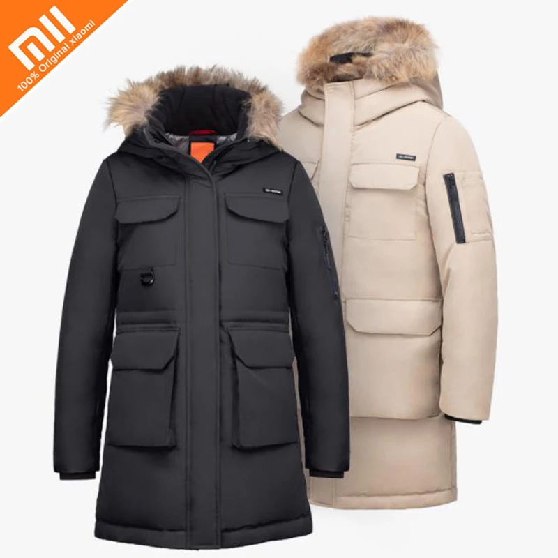 

Xiaomi mijia 90 points outdoor leisure long section 80% goose down jacket 4 waterproof winter jacket men and women down jacket