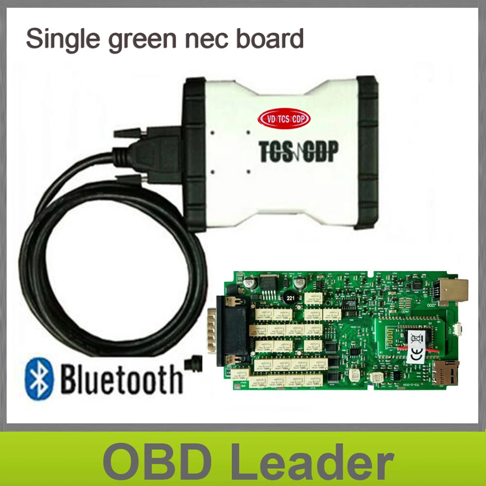 

white vd TCS CDP PRO plus obd obd2 cable with Bluetooth CAR TRUCK Generic good as multidiag diagnostic tool professional scan