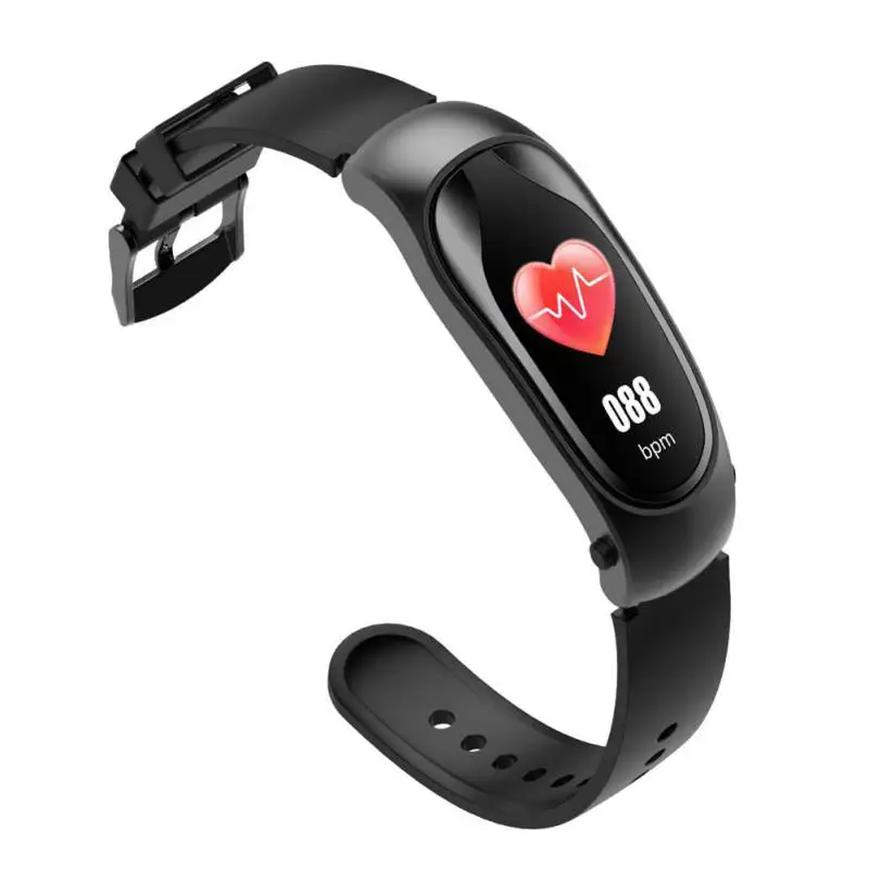 

KR04 Sports Bracelet Separate Bluetooth Color Screen Heart Rate Monitor Waterproof Smart Wristband Compatible for IOS Xiaomi