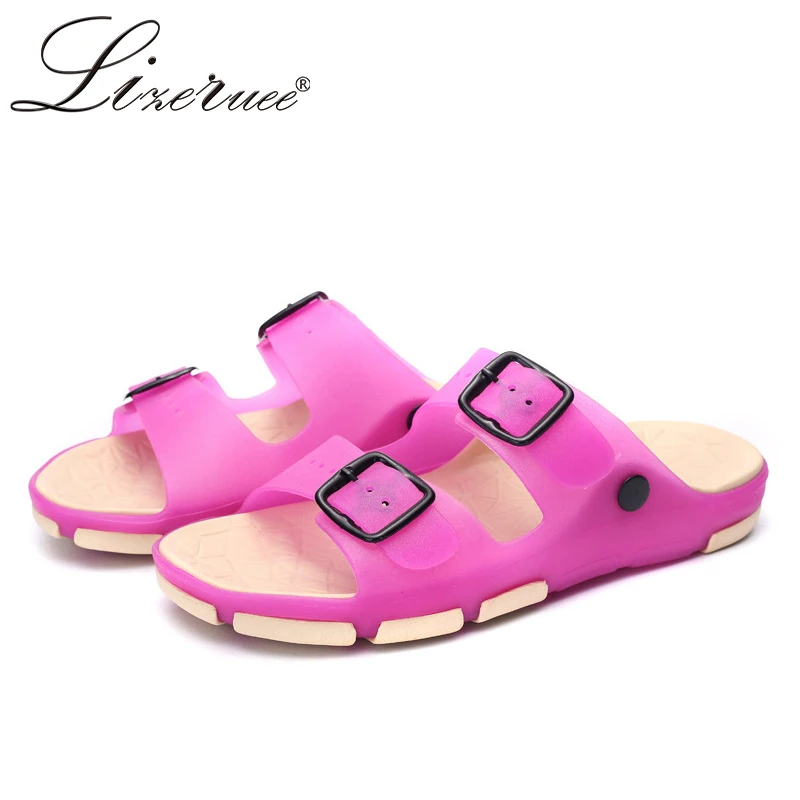 KESMALL الأسرة الشاطئ أحذية الصيف عارضة النعال الحلوى اللون النساء في الهواء الطلق أحذية ناعمة الحمام المضادة للانزلاق المنزل النعال WS536 KESMALL الأسرة الشاطئ أحذية الصيف عارضة النعال الحلوى اللون النساء في الهواء الطلق أحذية ناعمة الحمام المضادة للانزلاق المنزل النعال WS536