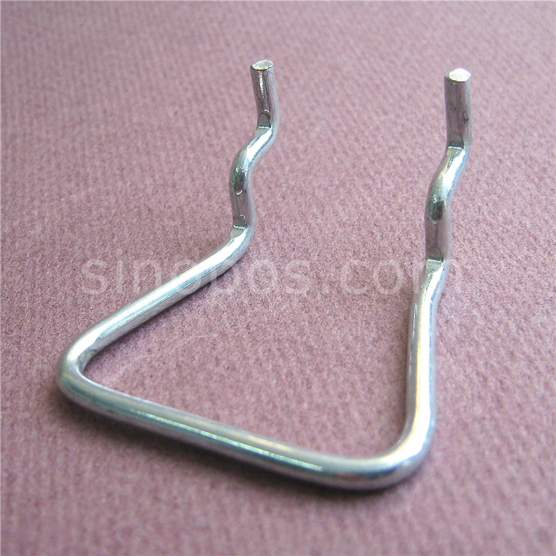 

Pegboard Organization Plier Holder, steel peg hook U wire double loop wallpeg tool display hammer punches scissors metal hanger