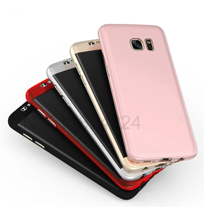 360 Degrees Shockproof Phone Case For Samsung Galaxy A5 A7 2017 A8 2016 Hard PC Back cover For Samsung J5 J7 2017 A2