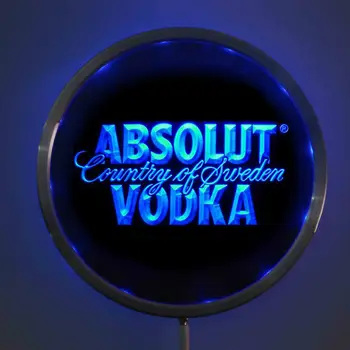 

rs-a0025 Absollut Vodka LED Neon Round Signs 25cm/ 10 Inch - Bar Sign with RGB Multi-Color Remote Wireless Control Function