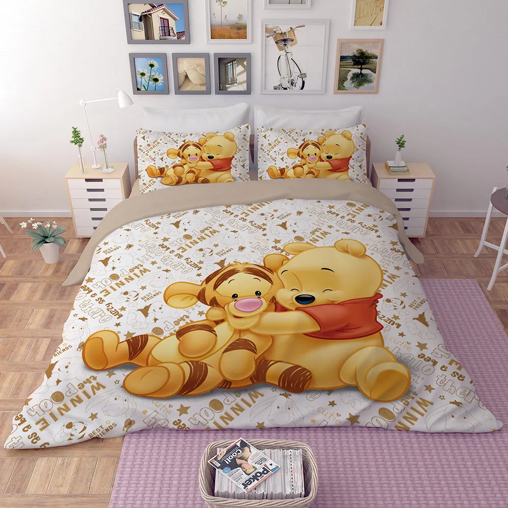 Комплект постельного белья tigger Винни Пух двуспальный комплект с пододеяльником