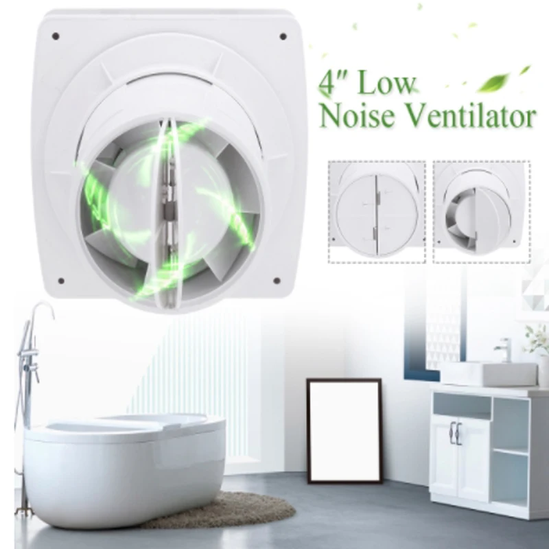 

12W 4/6 inch Home Bathroom Kitchen Bedroom Toilet Low Noise 220V Ventilator de techo Fan Hotel Wall Silent Extractor Exhaust Fan