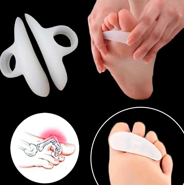 

2017 MOONBIFFY Silicone Gel Orthopedic Metatarsal Rings Hammer Toe Separator Correction Straightener Feet Care