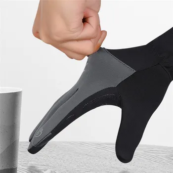 

New Accessories Windproof Warm Winter Cycling Gloves Thermal Touch Screen Full Finger Riding Gloves Warm Gloves
