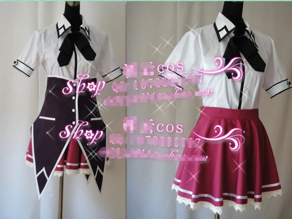 Школьная DXD Toujou Koneko Xenovia Униформа кварта Косплей Костюм Бесплатная доставка|costume