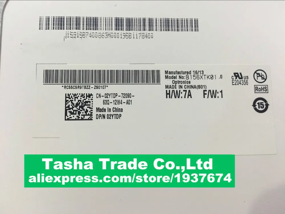 

For HP TouchSmart 15-AC 15-AC121DX B156XTK01.0 15.6" Laptop LCD Screen LED Display With touch