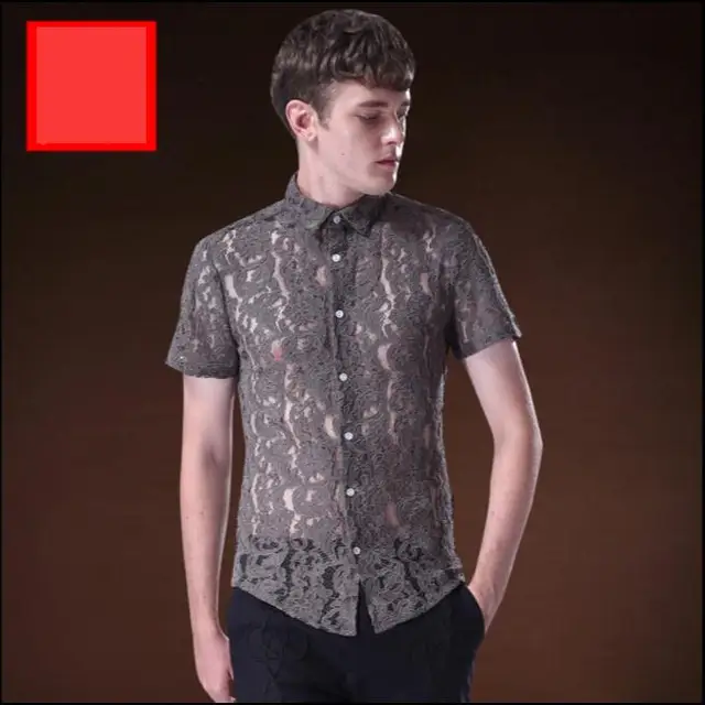 camisa de renda masculina