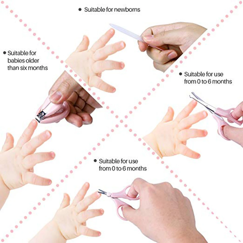 Милые детские улитки набор гладких купальных кусачки для ногтей для резака Прямая