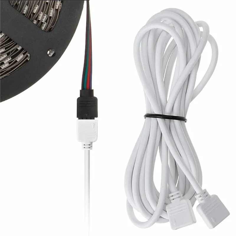 4-контактный светодиодный кабель-удлинитель, провод RGB 5050 3528, Светодиодная лента, светильник ing, соединительный провод для 5050 3528 RGB, светодиодный светильник