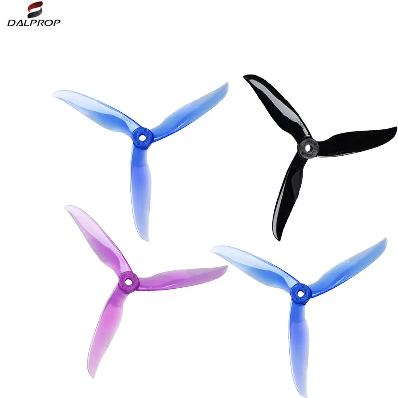 

12Pair 24PCS DALPROP 5544 T5544C T5544 5inch 3 Blade Tri-blade FPV Propeller CW CCW for RC Drone FPV Racing