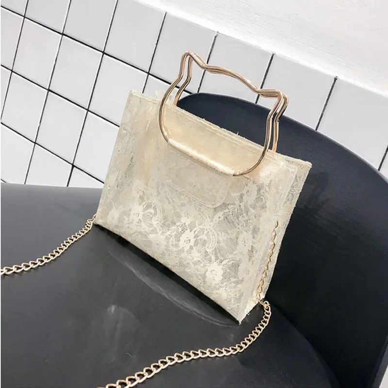 

women Messenger bag fashion mini lace fashion trend quality ladies shoulder bag handbag high quality cute