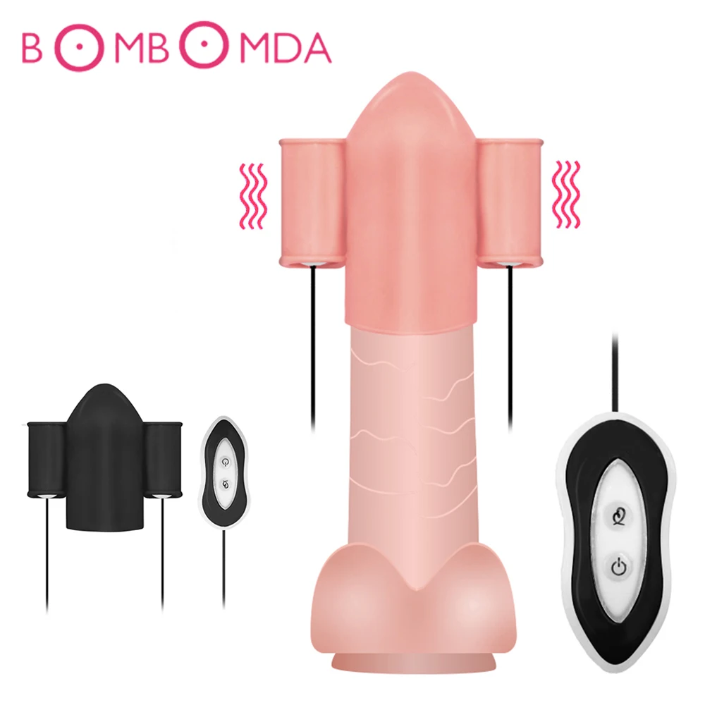 Пенис Вибратор для члена интимные игрушки для взрослых Для мужчин мужской мастурбатор удаленного Управление петух массажер секс задержки